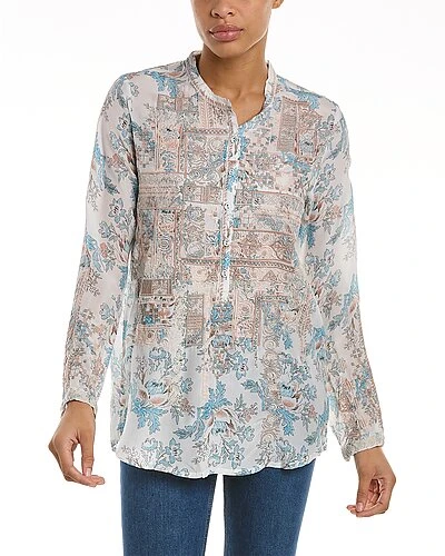 Johnny Was Avery Silk Tunic Women 3 Johnny Was Avery Silk Tunic Women