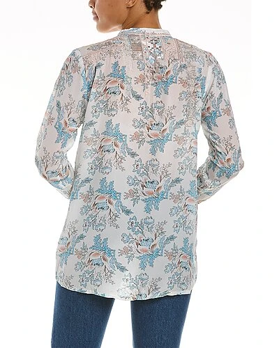 Johnny Was Avery Silk Tunic Women 4 Johnny Was Avery Silk Tunic Women - Image 2