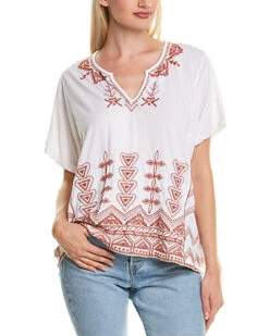 Johnny Was Eyal Boxy T-Shirt Women