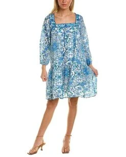 Johnny Was Leilani Linen Mini Dress Women