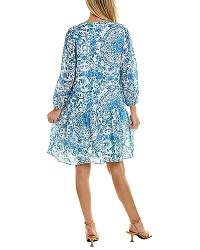 Johnny Was Leilani Linen Mini Dress Women 4 Johnny Was Leilani Linen Mini Dress Women - Image 2