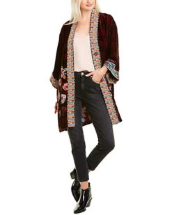 Johnny Was Blake Silk-Blend Kimono Women
