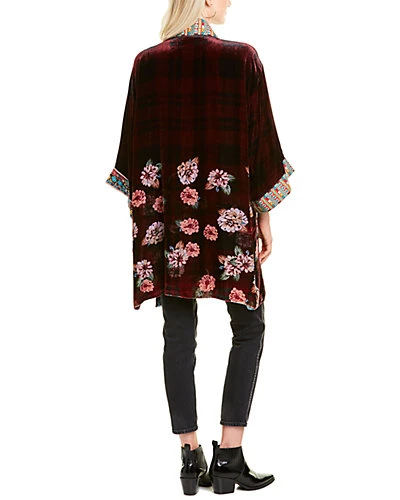Johnny Was Blake Silk-Blend Kimono Women 4 Johnny Was Blake Silk-Blend Kimono Women - Image 2