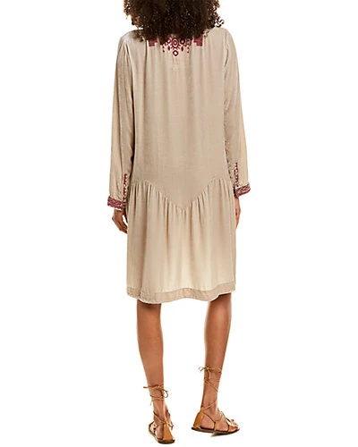 Johnny Was Plin Silk-Blend Shift Dress Women 4 Johnny Was Plin Silk-Blend Shift Dress Women - Image 2