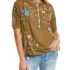 Johnny Was Zanzibar Short Sleeve Prairie Blouse Women 1 Johnny Was Zanzibar Short Sleeve Prairie Blouse Women -Johnny Was 1411825787 RLLD 1