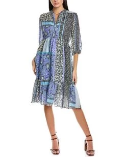 Johnny Was Rkshop Marrakesh Drawstring Midi Dress Women