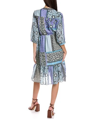 Johnny Was Rkshop Marrakesh Drawstring Midi Dress Women 4 Johnny Was Rkshop Marrakesh Drawstring Midi Dress Women - Image 2