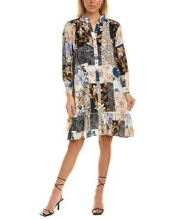Johnny Was Luna Silk Mini Dress Women