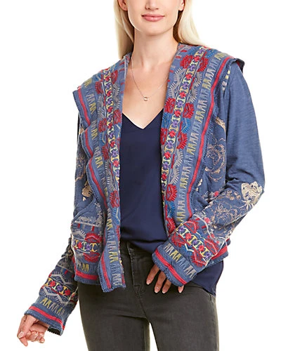 Johnny Was Aika Short Hoodie Women 3 Johnny Was Aika Short Hoodie Women