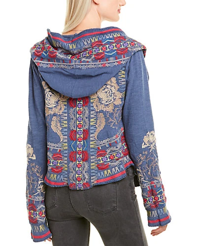 Johnny Was Aika Short Hoodie Women 4 Johnny Was Aika Short Hoodie Women - Image 2