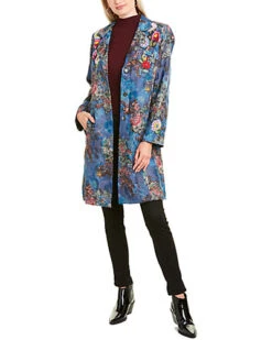 Johnny Was Marcelle Wool-Blend Coat Women