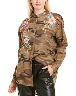 Johnny Was Amara Linen Shirt Women