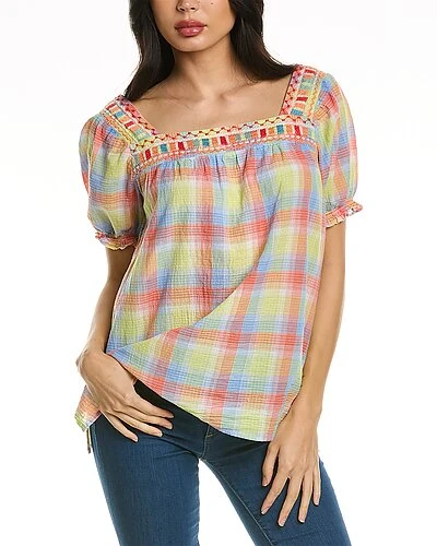 Johnny Was Delacy Peasant Top Women 3 Johnny Was Delacy Peasant Top Women