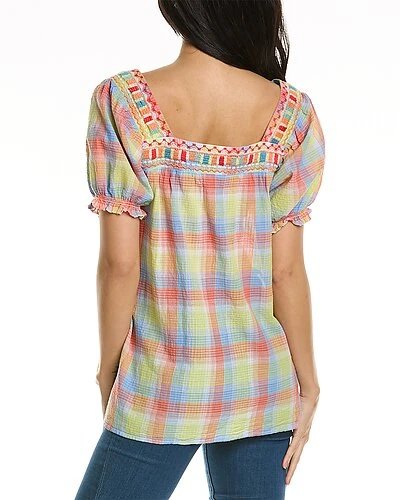 Johnny Was Delacy Peasant Top Women 4 Johnny Was Delacy Peasant Top Women - Image 2