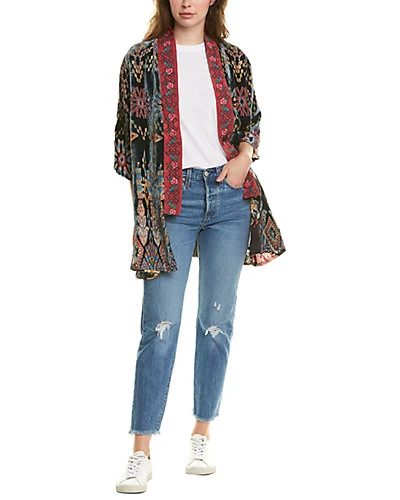Johnny Was Petite Payden Reversible Silk-Blend Kimono Women 3 Johnny Was Petite Payden Reversible Silk-Blend Kimono Women