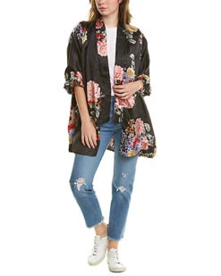 Johnny Was Petite Payden Reversible Silk-Blend Kimono Women 8 Johnny Was Petite Payden Reversible Silk-Blend Kimono Women -Johnny Was 1411921394 RLLD 3