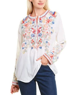 Johnny Was Ishika Blouse Women