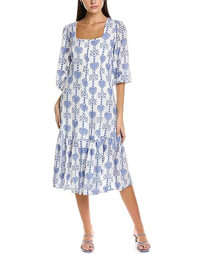 Johnny Was De Beau Midi Dress Women 3 Johnny Was De Beau Midi Dress Women