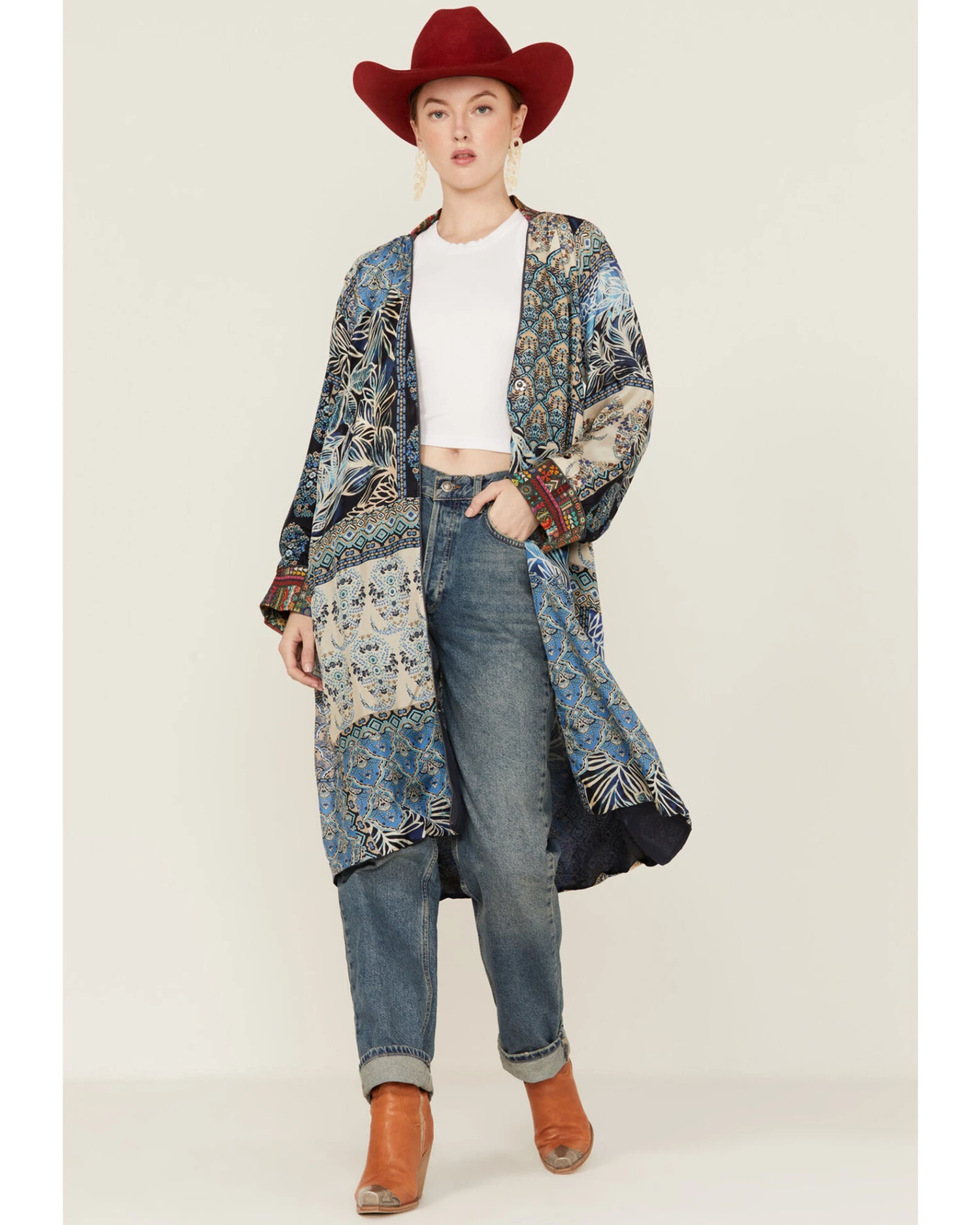 Johnny Was Women's Dew Harmony Reversible Silk Kimono 4 Johnny Was Women's Dew Harmony Reversible Silk Kimono - Image 2