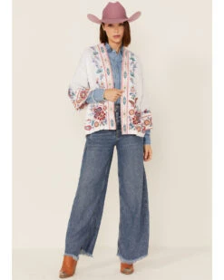 Johnny Was Women's Sicilia Embroidered Linen Kimono 9 Johnny Was Women's Sicilia Embroidered Linen Kimono -Johnny Was 2000363635 100 P2