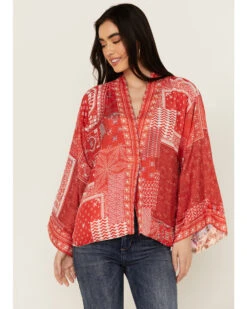 Johnny Was Women's Cosmo Nana Reversible Patchwork Floral Print & Paisley Bandana Kimono 8 Johnny Was Women's Cosmo Nana Reversible Patchwork Floral Print & Paisley Bandana Kimono -Johnny Was 2000363641 900 P1