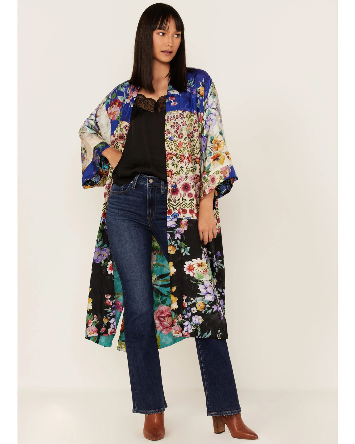 Johnny Was Women's Panya Floral Print Kimono 4 Johnny Was Women's Panya Floral Print Kimono - Image 2