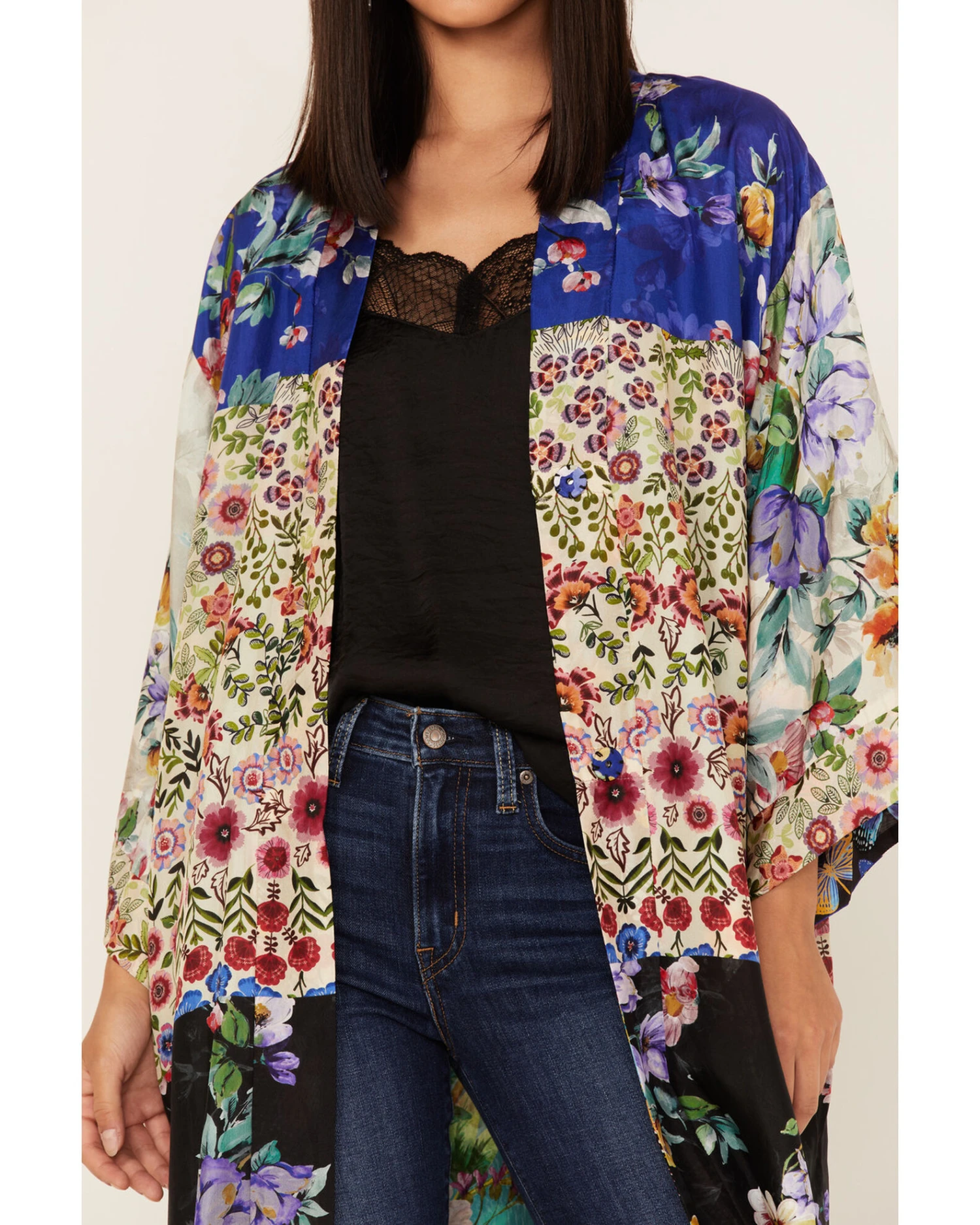 Johnny Was Women's Panya Floral Print Kimono 5 Johnny Was Women's Panya Floral Print Kimono - Image 3