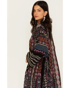 Johnny Was Women's Gennie Southwestern Embroidered Kimono