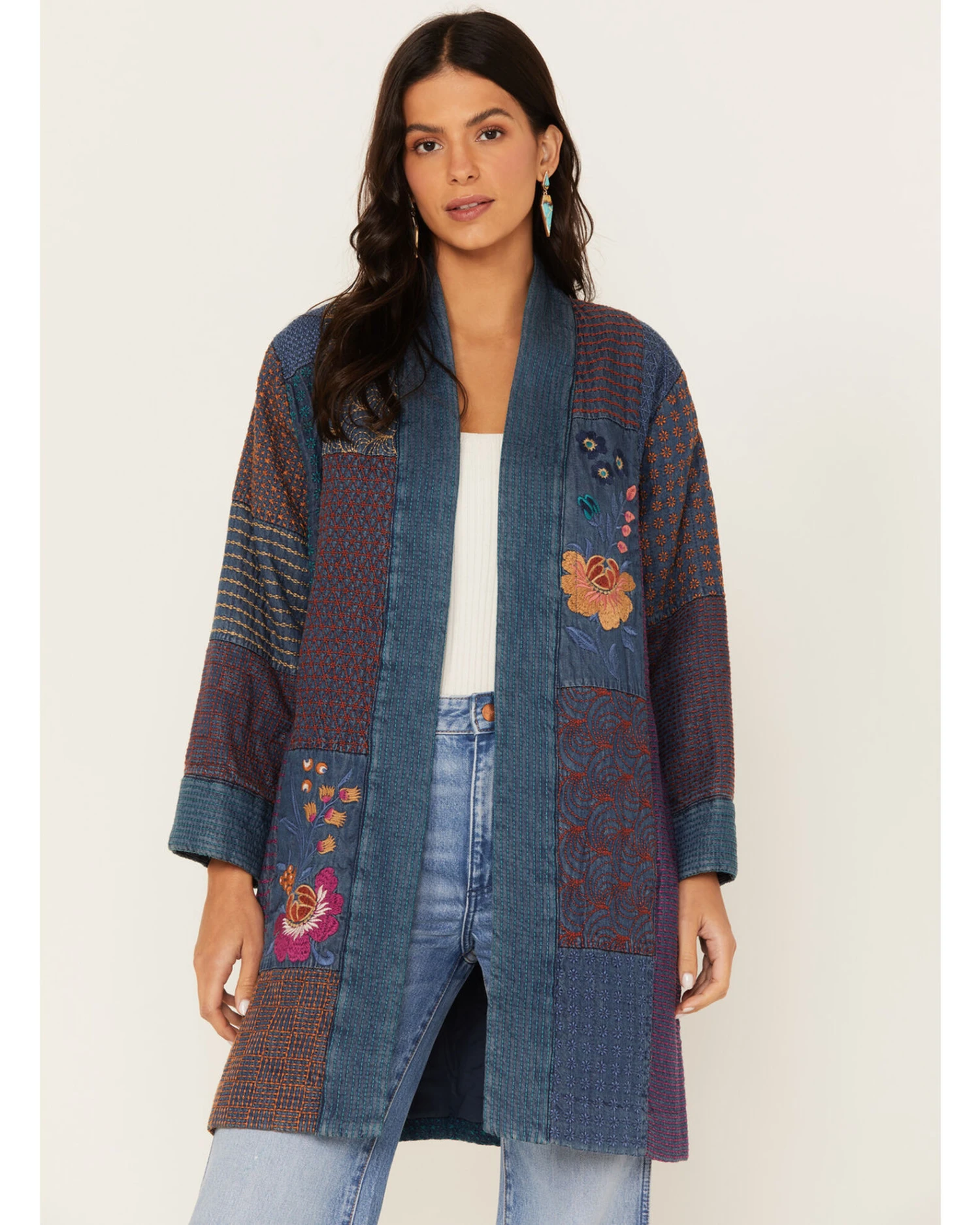 Johnny Was Women's Didiana Patchwork Kimono 5 Johnny Was Women's Didiana Patchwork Kimono - Image 3