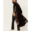 Johnny Was Women's Tiarei Velvet Bishop Sleeve Kimono 1 Johnny Was Women's Tiarei Velvet Bishop Sleeve Kimono -Johnny Was 2000382064 001 P4