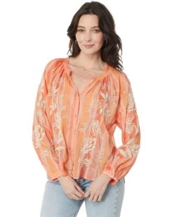 Johnny Was Harlow Raglan Poet Shirt