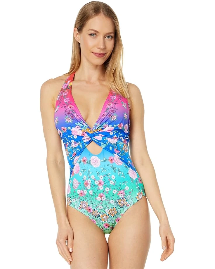 Johnny Was Twist Keyhole One-Piece 3 Johnny Was Twist Keyhole One-Piece