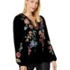 Johnny Was Ardell Velvet Relaxed Blouse -Johnny Was 71qVNSjljoL. AC SR736920