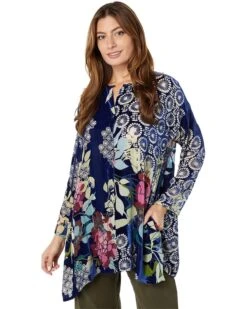 Johnny Was Sierra Burnout Cya Tunic