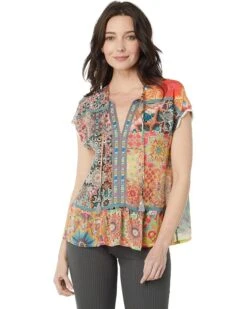 Johnny Was Kaleida Paise Blouse