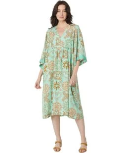 Johnny Was Corbetta Kimono Slip Dress