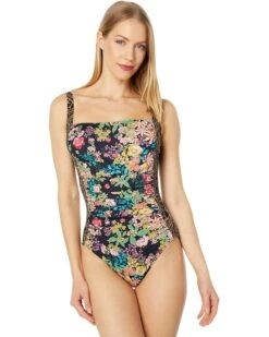 Johnny Was Millo Ruched One-Piece