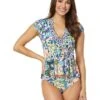 Johnny Was Layla Wrap Tankini