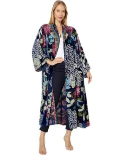 Johnny Was Sierra Burnout Heart Kimono (Reversible)