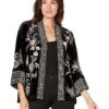 Johnny Was Valentina Velvet Cropped Kimono 1 Johnny Was Valentina Velvet Cropped Kimono -Johnny Was 81iez9197SL. AC SR736920