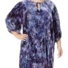 Johnny Was Plus Size Azure Velvet Relaxed Dress -Johnny Was 81lPRnceGhL. AC SR736920