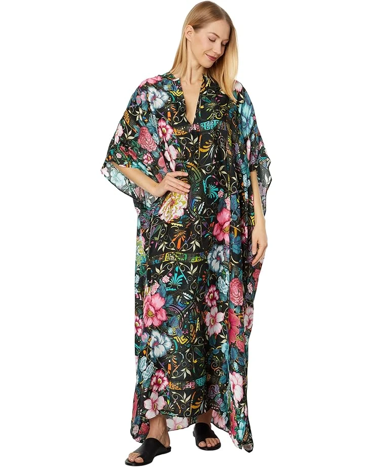 Johnny Was Floral Peace Kaftan 3 Johnny Was Floral Peace Kaftan
